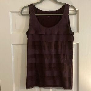 Ann Taylor LOFT size Small deep purple tank top. EUC